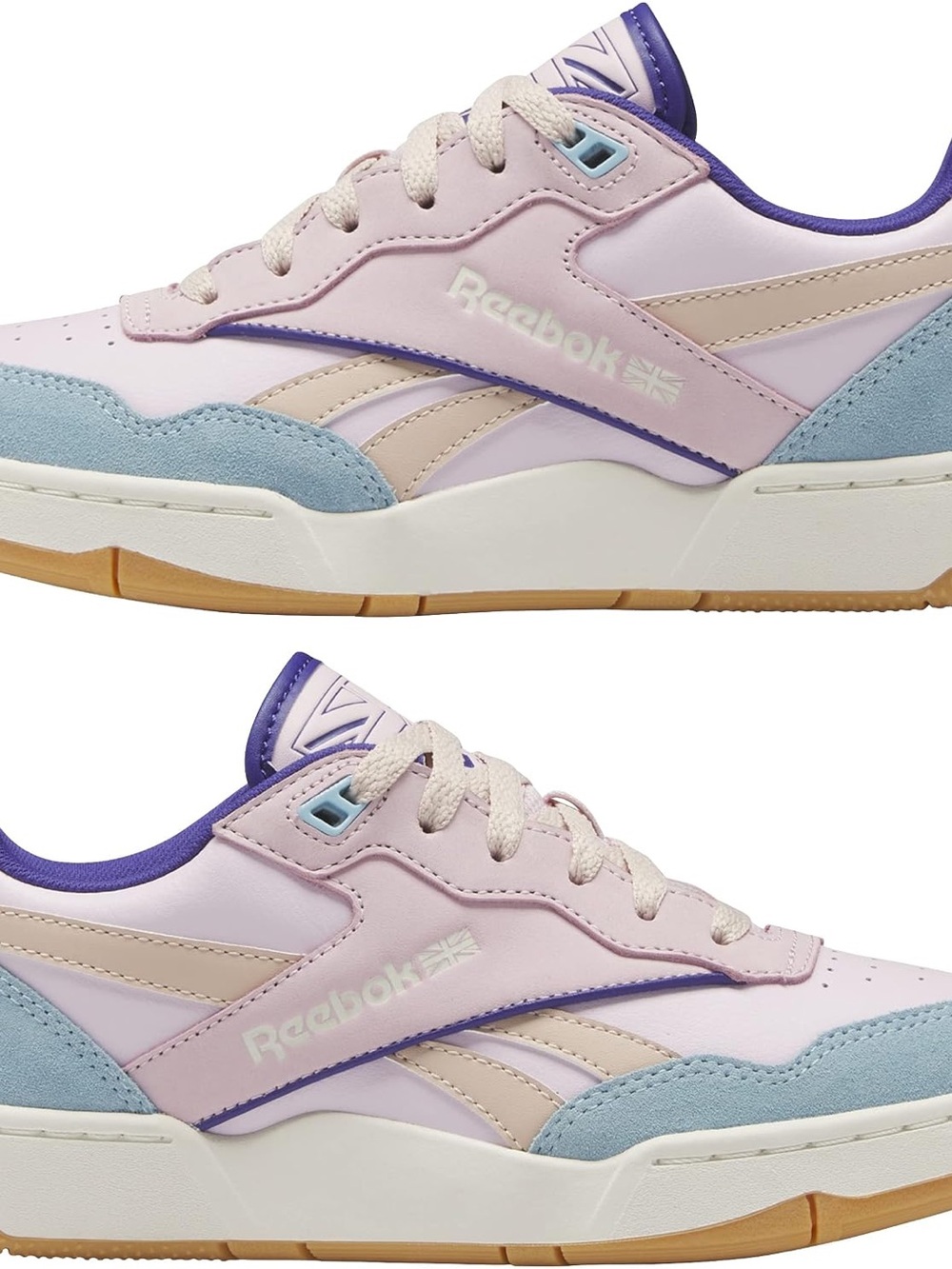 Reebok BB 4000 II Sneakers - Pink, Blue & Cream